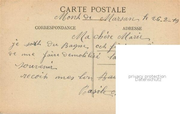 Mont-de-Marsan Caserne Bosquet 34e Régiment d_Infanter – Bild 2