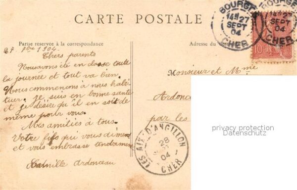 Bourges Abside de la Cathedrale Rue Béthune Cha – Bild 2