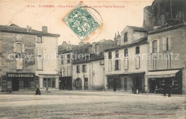 Saint-Girons Ariege Place Frédéric Arnaud Eglise Romaine
