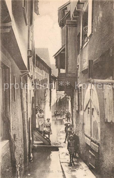 Obernai Bas Rhin Vieux Quartier Ruelle