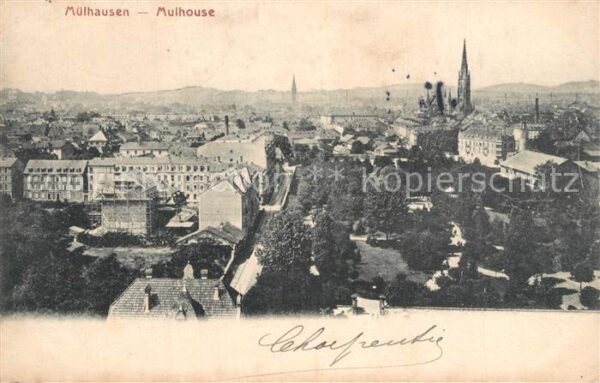 Mulhouse Muehlhausen Panorama