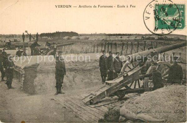 VERDUN Meuse Artillerie de Forteresse Ecole a feu Ca