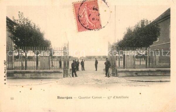 Bourges Quartier Carnot 37e d_Artillerie