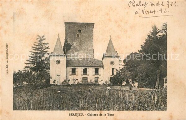 Sens-Beaujeu Chateau de la Tour
