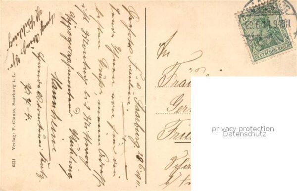 Saarburg Lothringen Pfalzburgerstrasse Generalsgebäude – Bild 2
