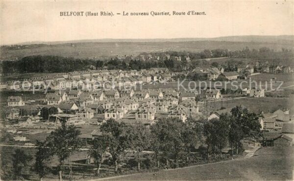 Belfort Alsace Nouveau Quartier Route d_Essert