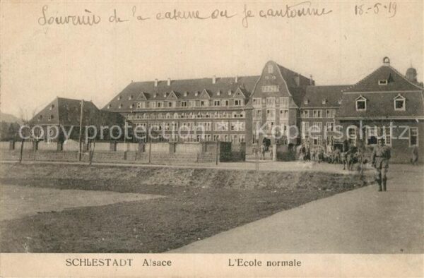 Schlestadt Ecole normale