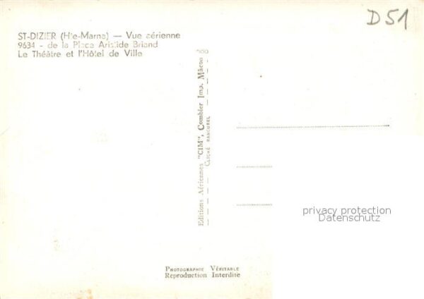 Saint-Dizier Haute-Marne Place Aristide Briand Théâtre Hôtel de – Bild 2