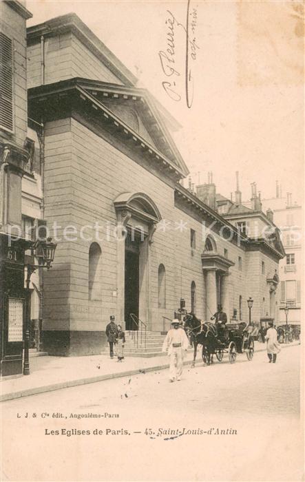Paris Eglise Saint Louis d_Antin Collection L