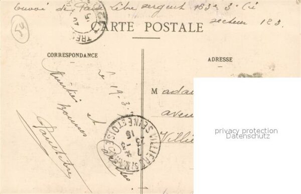 Maixe Vue Generale du village après la batail – Bild 2
