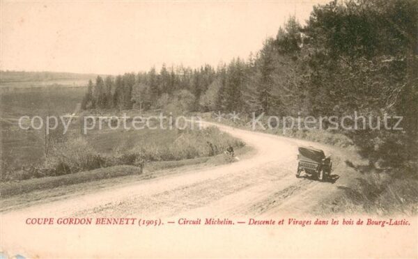 Bourg-Lastic Coupe Gordon Bennet Circuit Michelin De