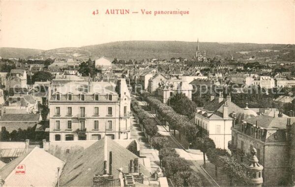 Autun Vue panoramique