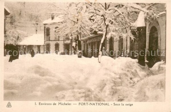 Saint-Malo 35 Fort National Sous la neige