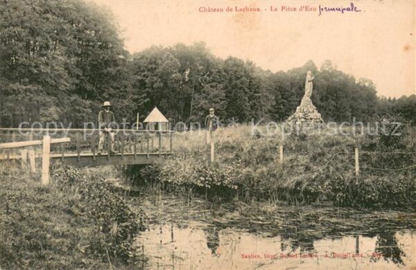 Alligny-en-Morvan Chateau de Lachaux Piece d_Eau