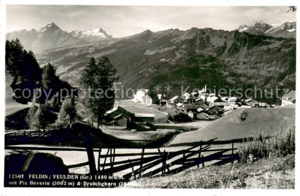 Feldis GR Piz Beverin Bruschghorn