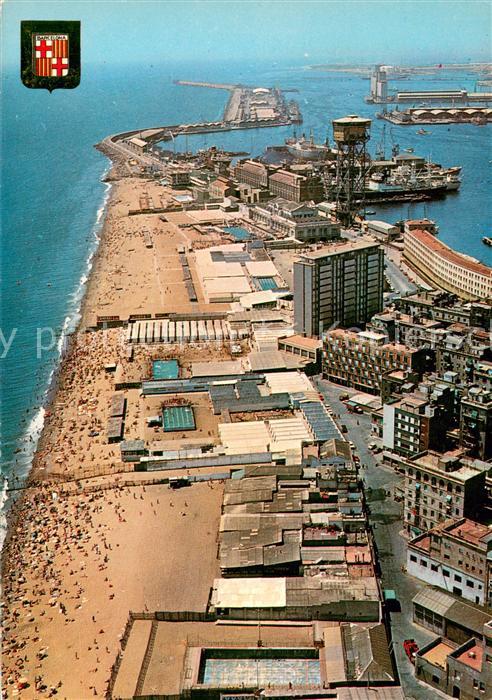 Barcelona Cataluna Puerto Vista aerea