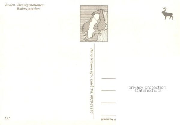 Boden Schweden Järnvägsstationen – Bild 2