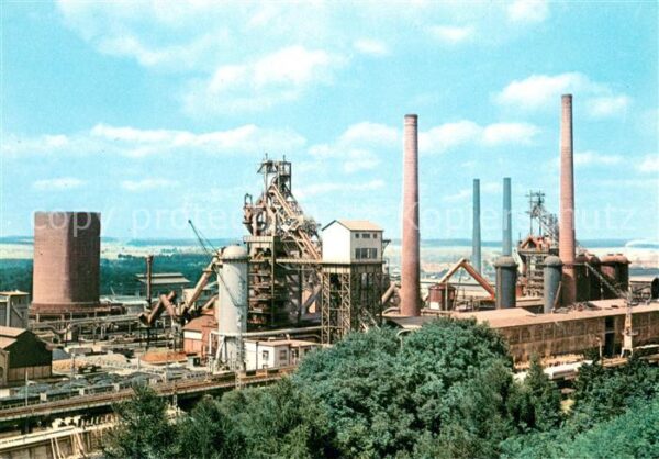 Esch-Sur-Alzette Industrie metallurgique Silhouettes de