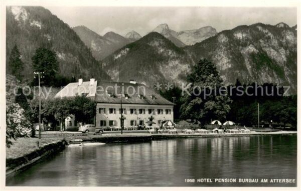 Burgau Attersee Salzkammergut Hotel Pension am See Alpen