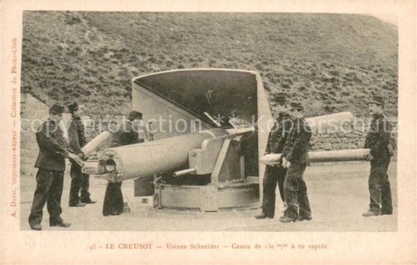 Le Creusot Saone-et-Loire Usines Schneider Canon
