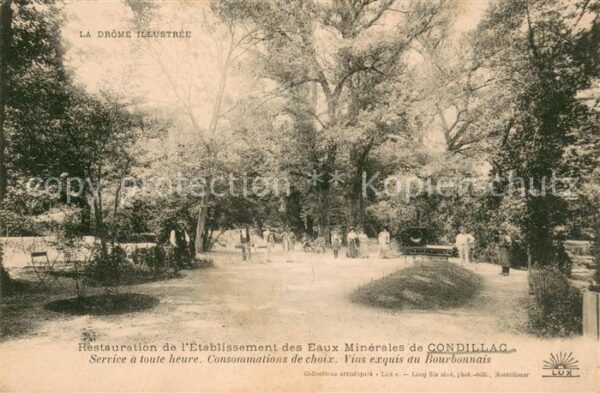 Condillac Restauration de l'Etablissement des Eau