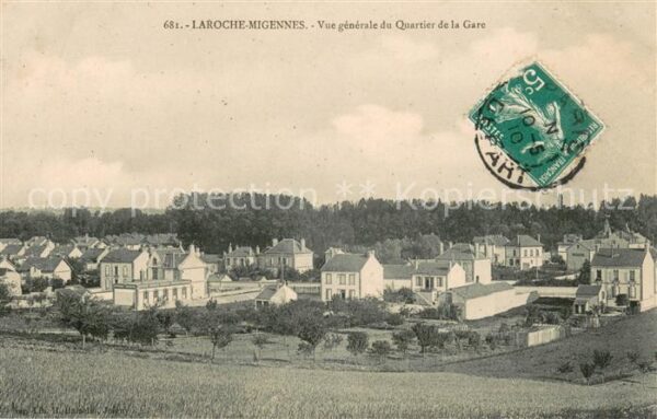 Laroche Yonne Vue Generale du Quartier de la Gare