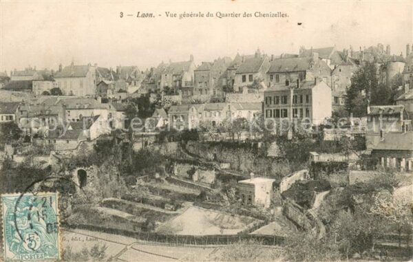Laon Aisne Vue Generale du Quartier des Chenizelle