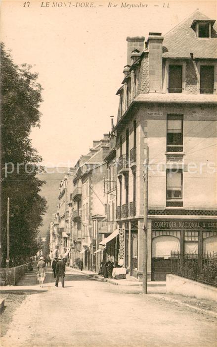 Le Mont-Dore Puy de Dome Rue Meynadier