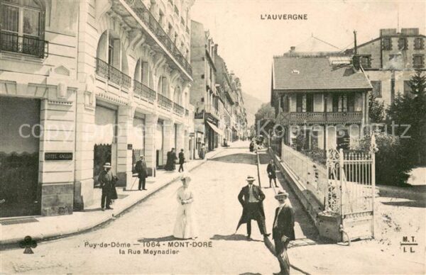 Le Mont-Dore Puy de Dome Rue Meynadier
