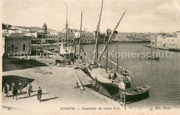 Bizerte Ensemble du vieux port