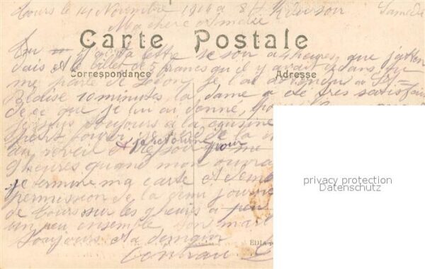 Senlis Oise Devant la gare bombardée Grande Guerre – Bild 2