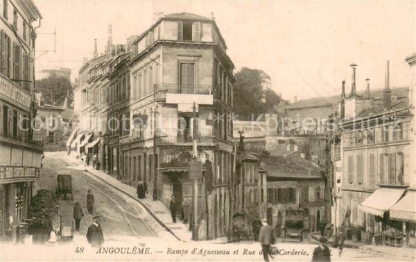 Angouleme Rampe d_Aguesseau et Rue de la Corderie