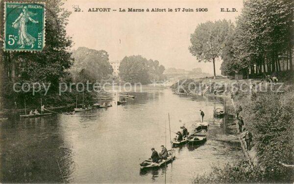 Alfort La Marne le 17 Juin 1906