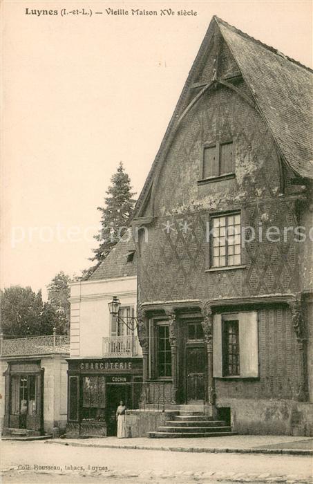 Luynes Indre-et-Loire Vieille maison XVe siècle