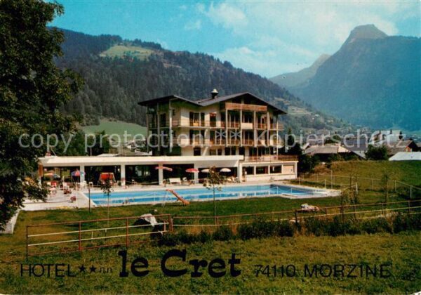 Morzine Hotel Restaurant Le Cret Piscine Alpes