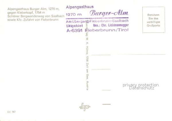 Fieberbrunn Tirol Alpengasthaus Burger Alm – Bild 2