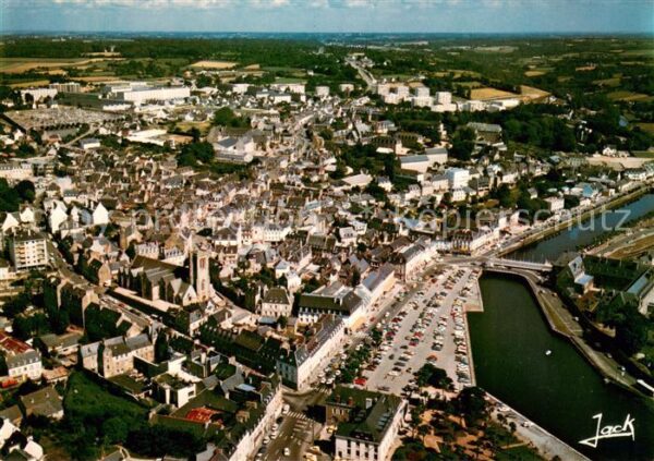 Lannion Vue aérienne Collection Couleurs de Bre