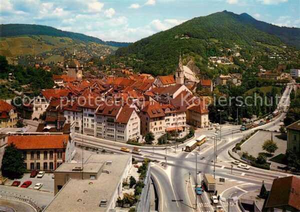 Baden AG Stadtpanorama Kreuzung