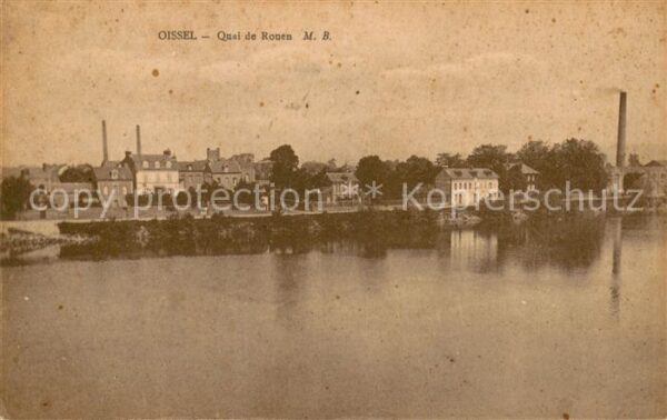 Oissel Quai de Rouen la Seine