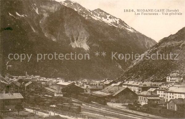 Fourneaux Modane Vue Generale et la gare