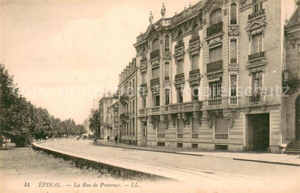 Epinal Vosges La Rue de Provence
