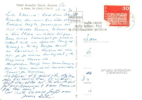 Ascona Lago Maggiore Hotel Arcadia Gastraum – Bild 2