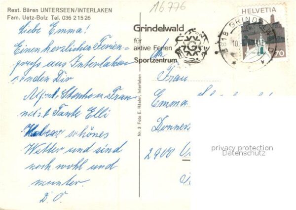 Interlaken BE Restaurant Bären – Bild 2