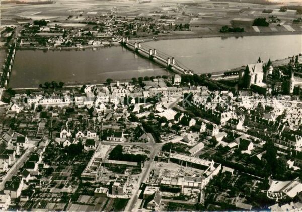 Sully-sur-Loire Vue generale aerienne