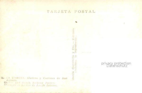 La Coruna Obelisco y Cantones de Jose Antonio – Bild 2