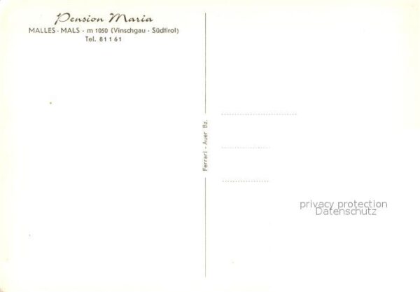 Malles Ortsansicht Pension Maria – Bild 2