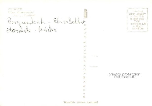 Gliwice Gleiwitz Ulica Chorzowska – Bild 2