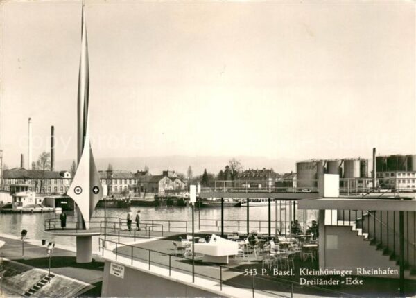 Basel BS Kleinhüninger Rheinhafen Dreiländer Eck