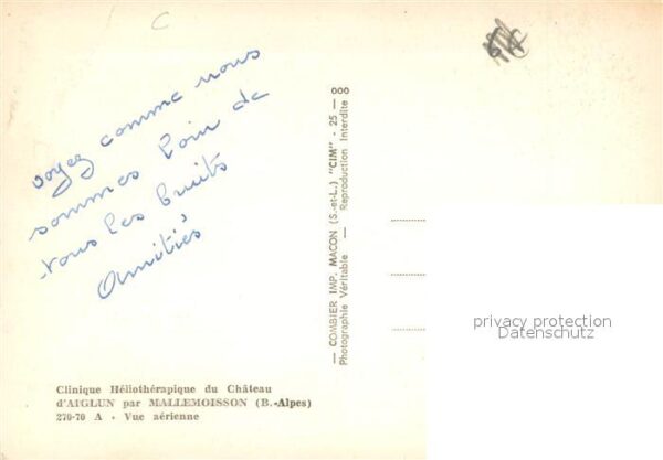 Mallemoisson Clinique Heliotherapeutique du Chateau – Bild 2