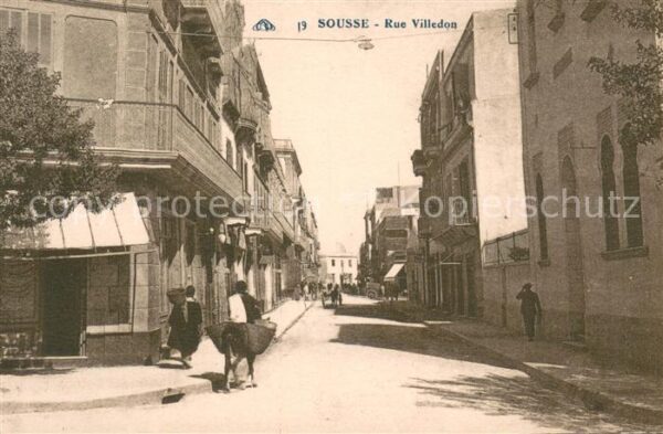 SOUSSE  Tunesie Rue Villedon